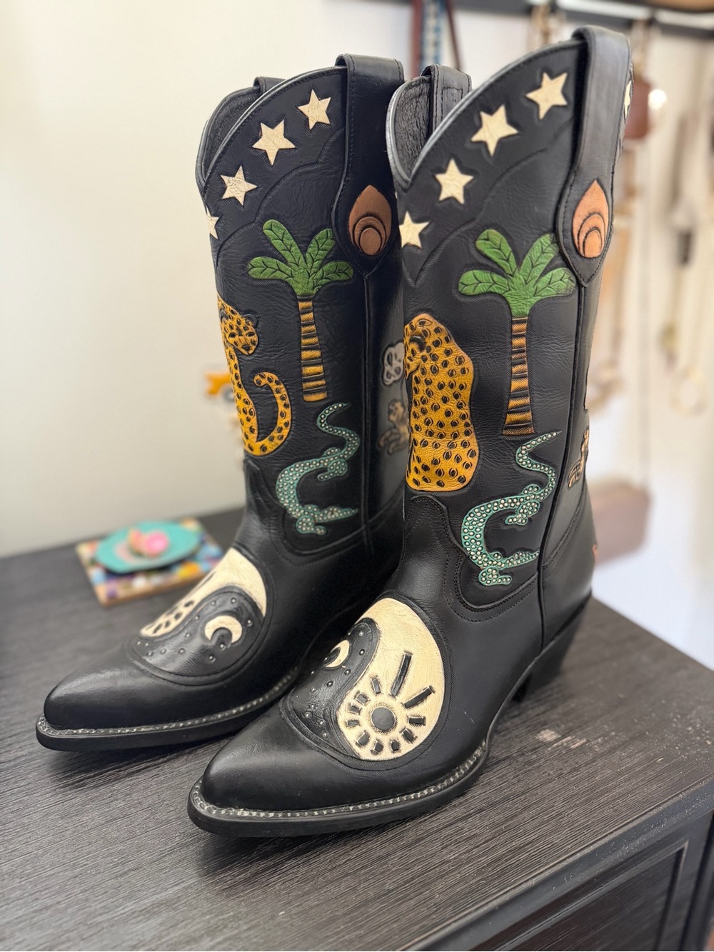 Brother Vellies Yin Yang Doodle boots